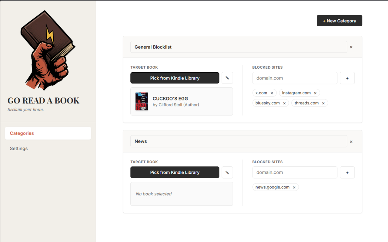 Go Read a Book Screenshot