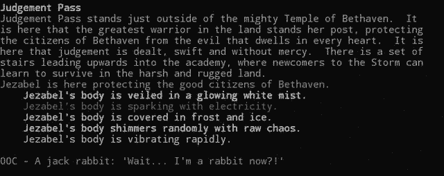 If the player becomes a rabbit… what does the rabbit become?
